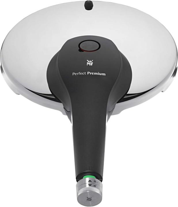 Immagine prodotto WMF Schnellkochtopf 4,5l Dampfkochtopf Perfect Premium Induktion Edelstahl 18/10 (22 cm, Cucina a vapore, Acciaio inossidabile)