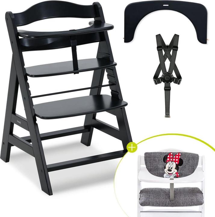 Produktbild Hauck Hochstühle Hochstuhl Alpha Plus - im Sparset inkl. Sitzkissen (Treppenhochstuhl)