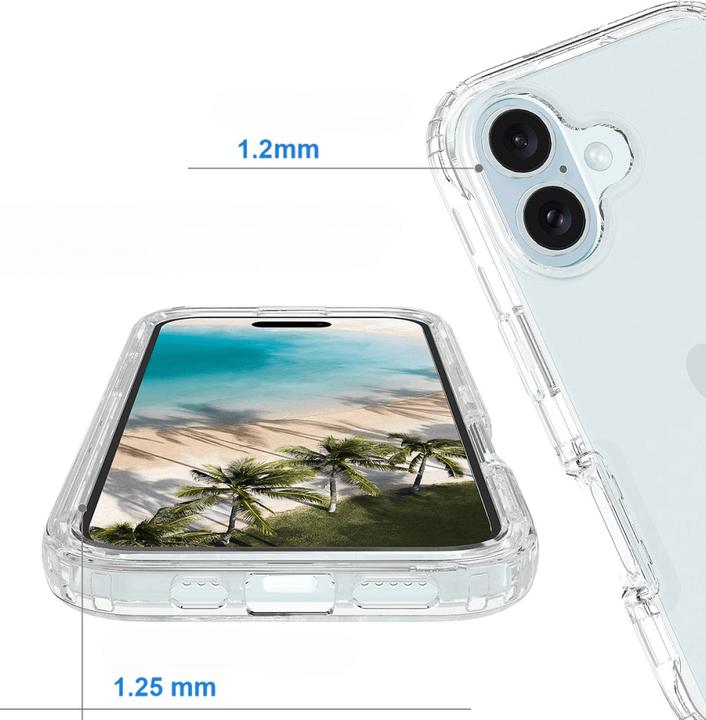 Produktbild Cover-Discount Stossfeste Hybrid Handyhülle (Apple iPhone 16)