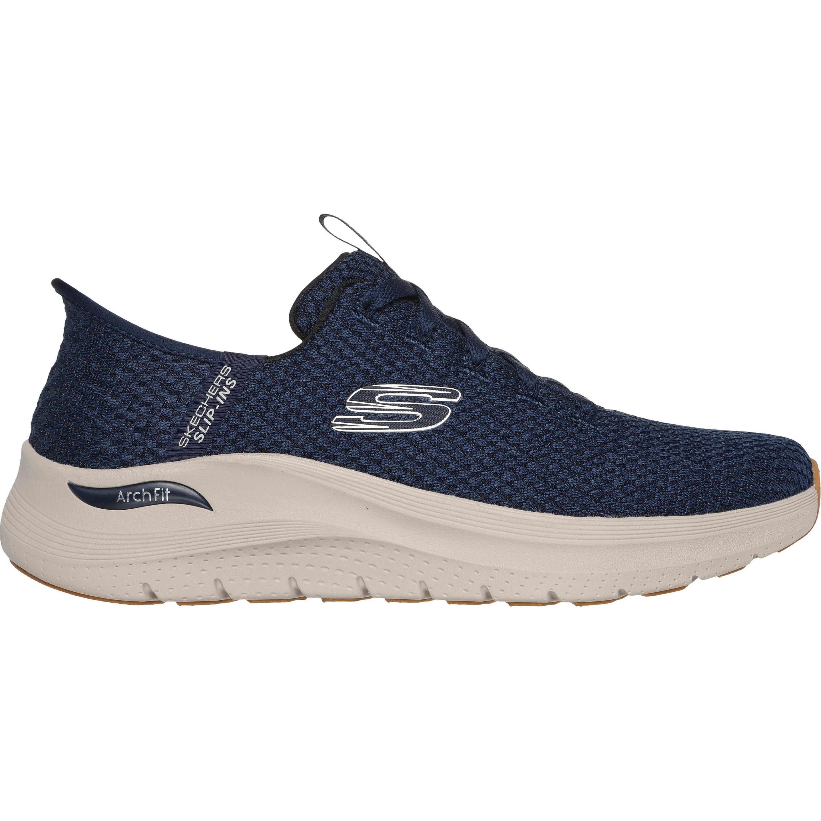 Skechers Uomo Blu Uomini, Sneaker, Arch Fit 2.0-Guarda Avanti, (42.5)