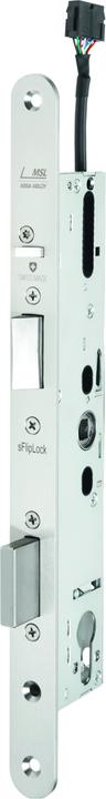 Actual product image MSL sFlipLock check security mortise lock 14574PE-SV