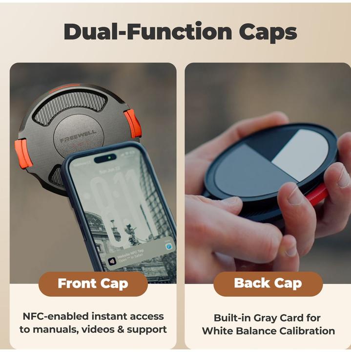 Produktbild Freewell Real Locking Variable ND/CPL Filter All Day Kit (82 mm, ND- / Graufilter)