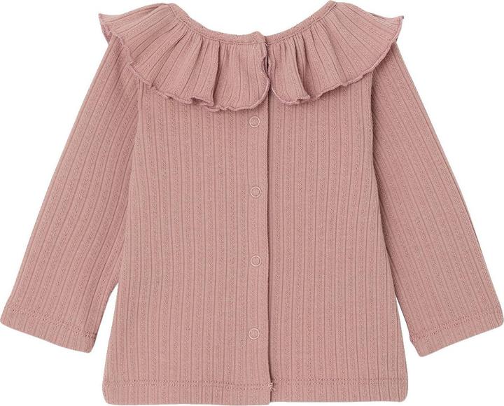 Produktbild Vertbaudet Mädchen Baby Shirt mit Ajourmuster (62)