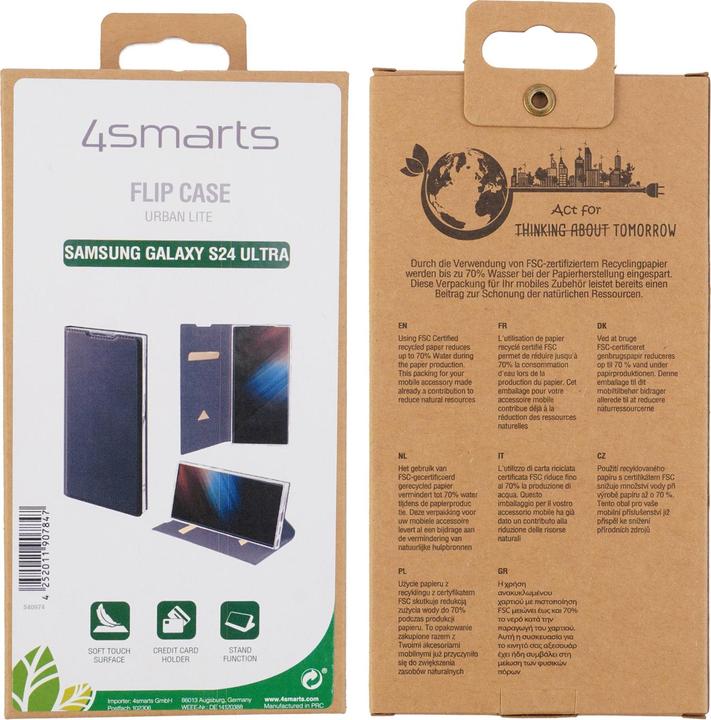 Immagine prodotto 4smarts Custodia Flip Urban Lite per Samsung Galaxy S24 Ultra (Samsung Galaxy S24 Ultra)