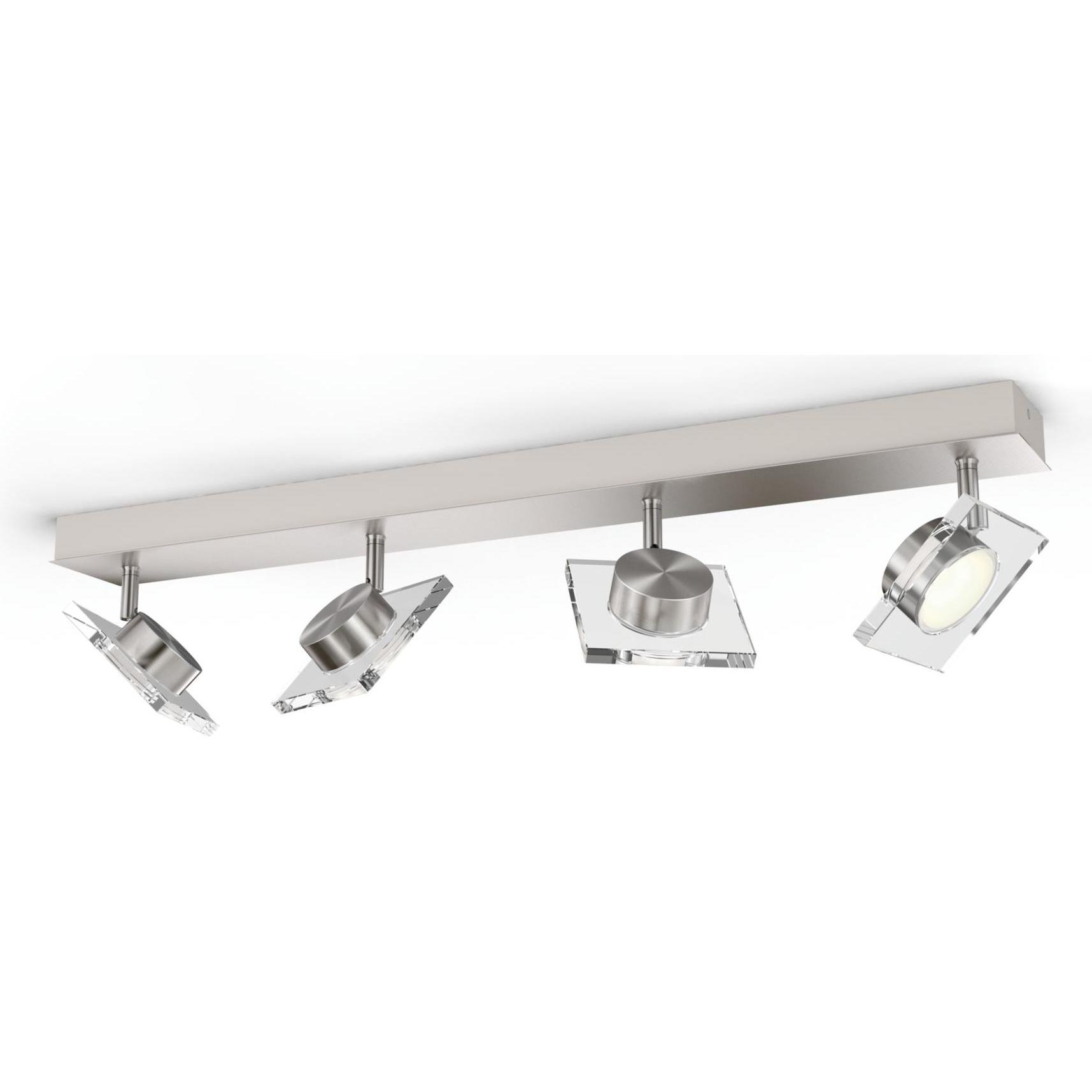 Philips, Wandleuchte + Deckenleuchte, myLiving Golygon LED Deckenleuchte WarmGlow dimmbar 4x45W Warm