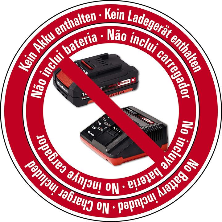 Actual product image Einhell One-hand battery lawnmower GE-CM 36/43 Li M- Solo (Rechargeable battery operated)