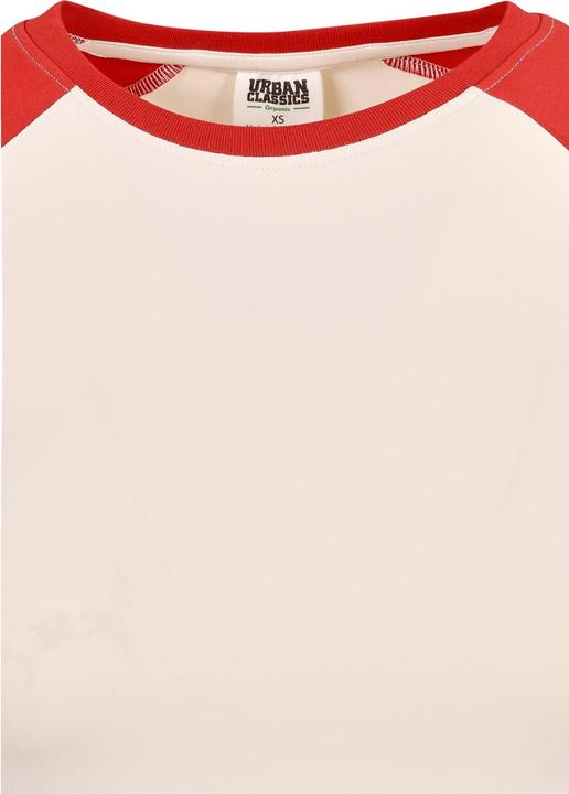 Image du produit Urban Classics Tee-shirt de base-ball rétro pour femmes Organic Stretch Short (S)