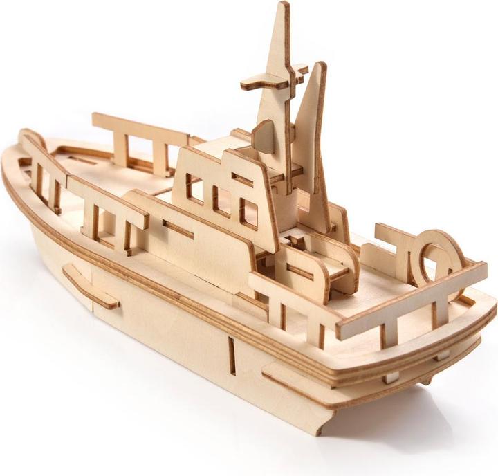 Productafbeelding Little Story Houten Puzzel Model 3D - Boot