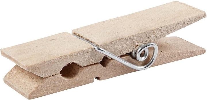 Actual product image Creativ Company Wooden article clothespin 10 pieces