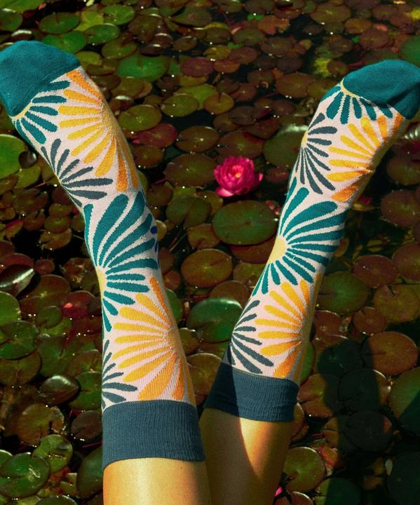 Image du produit DillySocks Feux d'artifice floraux (Une unité par pack, 36 - 40)