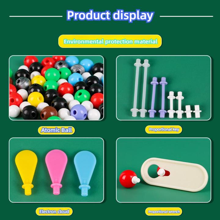 Produktbild Activity Board Modellbausatz für chemische Molekularstrukturen: Kugel- und Stabmodell zum Lehren und Lernen