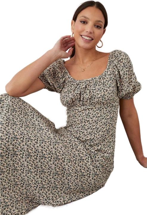 Produktbild Dorothy Perkins Womens/Ladies Ditsy Print Ruched Midi Dress (44)