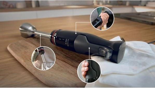 Productafbeelding Bosch Hausgeräte Serie 4, staafmixer, ErgoMaster, 1000 W, zwart, antraciet, MSM4B6V2 (EU-stekker)