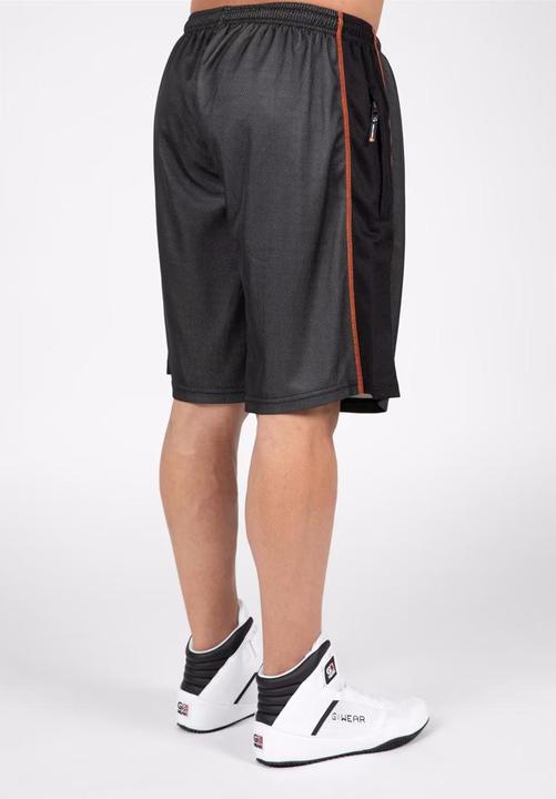 Produktbild Gorilla Wear Wallace Mesh Shorts Grau/Orange (S, M)