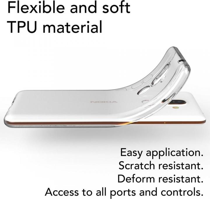 Produktbild Screenguard Nokia 7 Plus Flexible TPU Clear Case (Nokia 7 Plus)