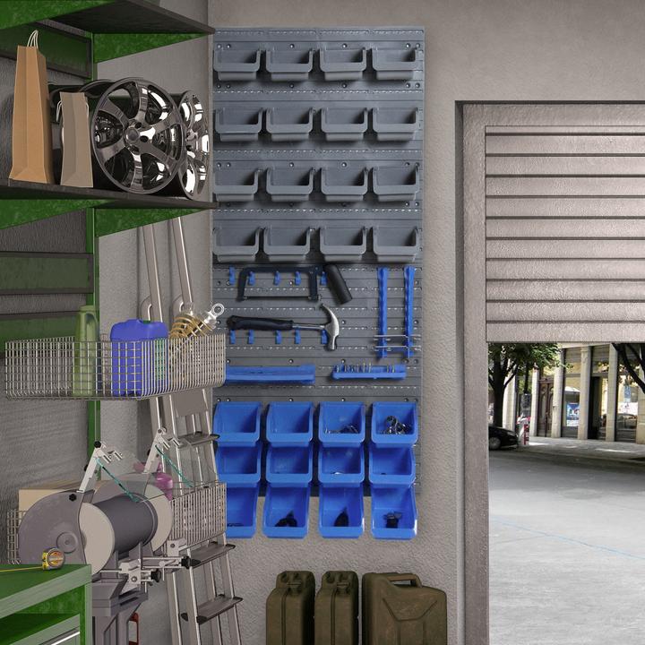 Actual product image Homcom Tool wall set 44 pieces