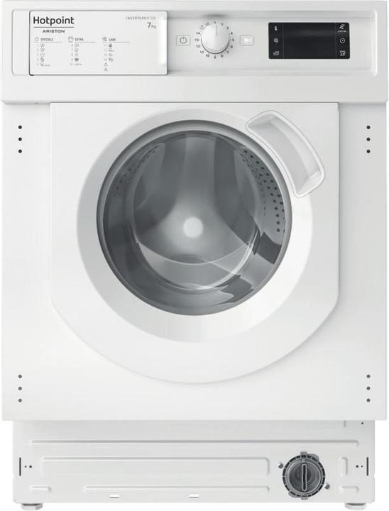 Actual product image Hotpoint BI WMHG 71483 EU N front loading washing machine 7 kg 1400 rpm White (7 kg, Left)