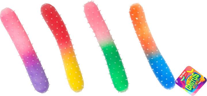 Toi-Toys Fun Kneed cactus regenboog rekbaar, 24 cm