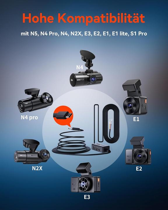 Immagine prodotto Vantrue Hardwire Kit für Dashcams