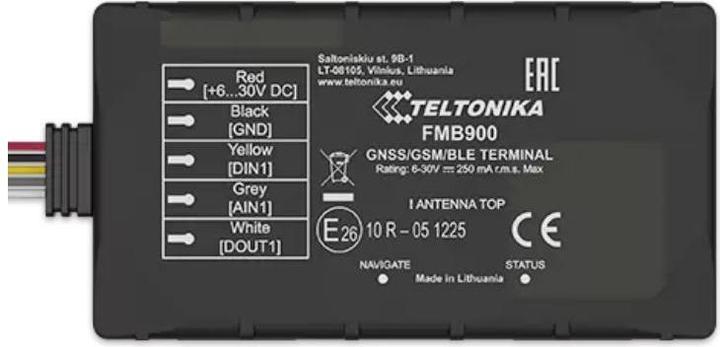 Productafbeelding Teltonika tracker gps - fmb900 - voertuig - gnss/gsm/ble 4.0