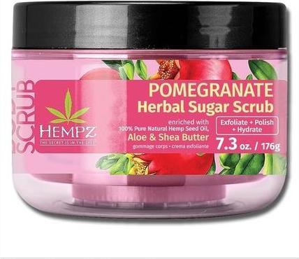 Produktbild Hempz Sugar Body Scrub Pomegranate All Natural Exfoliating Shea Butter