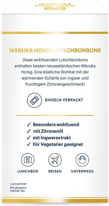Nährwerte und Zutaten Manuka Health 400+ Manuka Lutschbonbons (1 Stück)