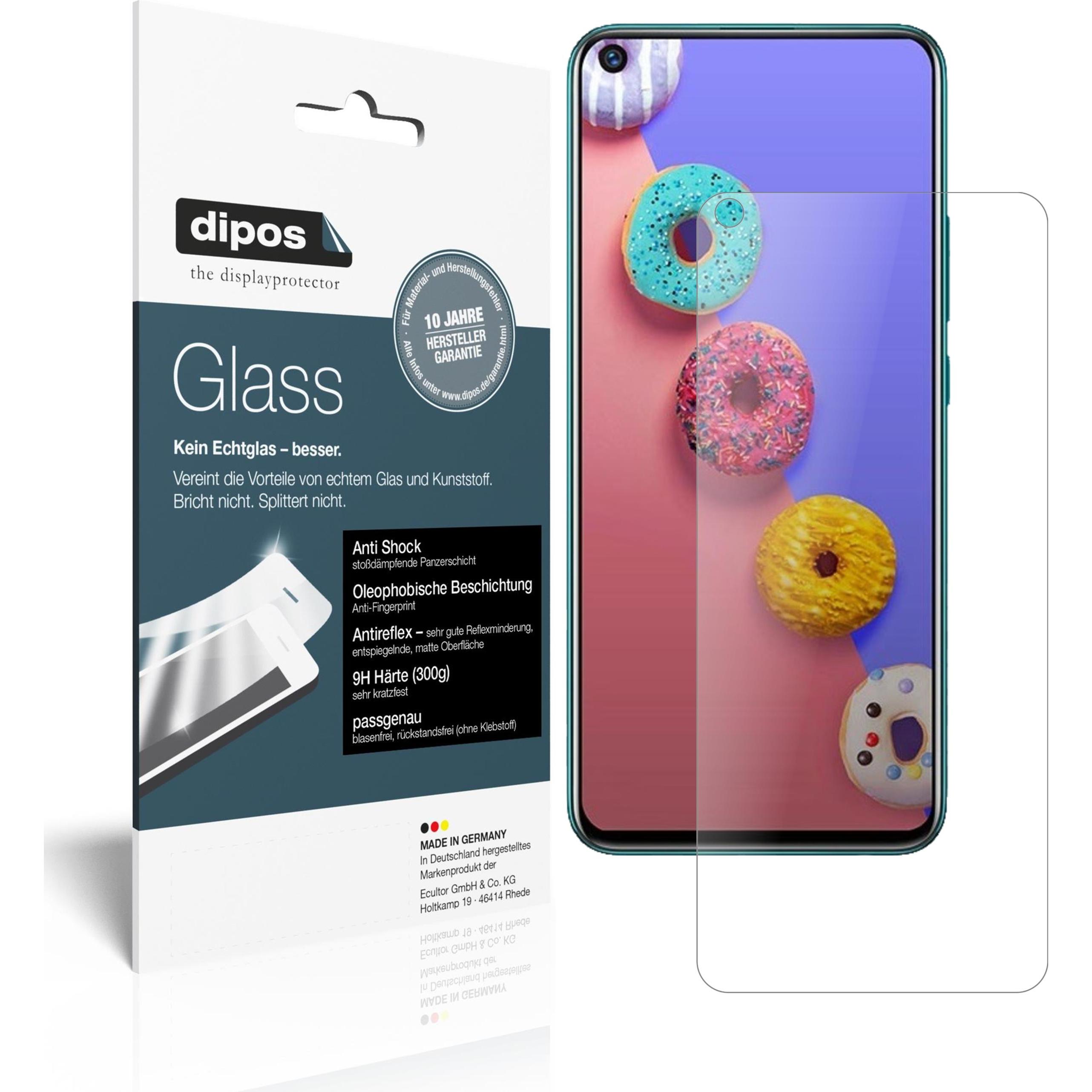 Dipos Displayschutz Anti-Shock (2 Stück, Infinix S5), Smartphone Schutzfolie, Transparent
