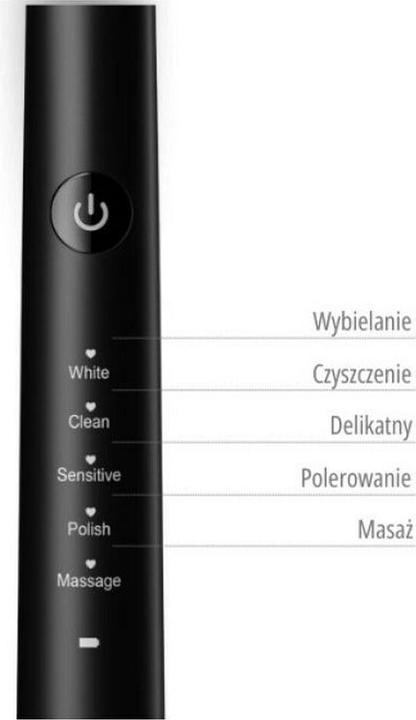 Actual product image Haxe Czarna szczoteczka soniczna elektryczna HX702 (Sonic toothbrush)
