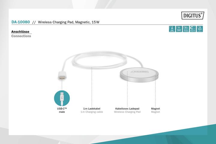 Produktbild Digitus Wireless Charging Pad (15 W)