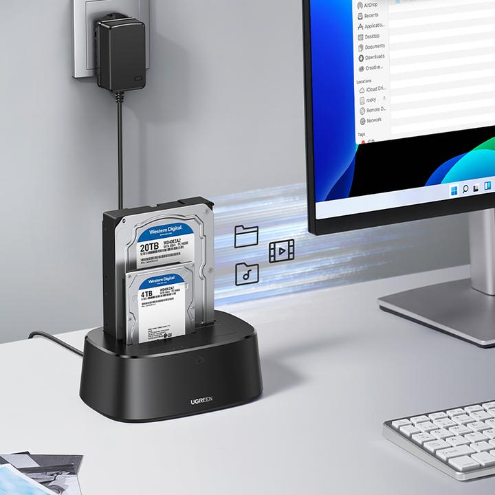 Produktbild Ugreen SATA Hard Drive Docking Station für 2.5" und 3.5" SSD HDD (2.5", 3.5")