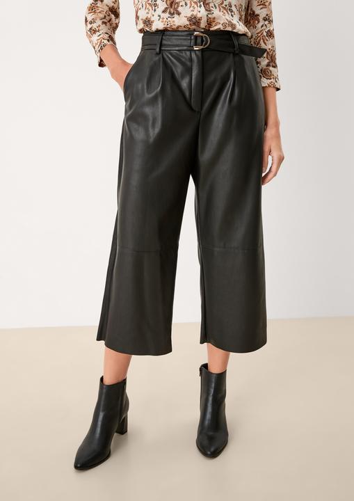 Immagine prodotto s.Oliver Hose Regular: Hose in Leder-Optik (40)