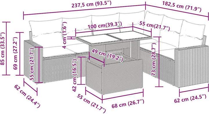 Produktbild vidaXL Nicolas