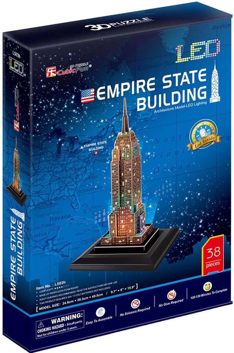 Actual product image Dante 37-piece Empire State Building jigsaw puzzle (37 pieces)