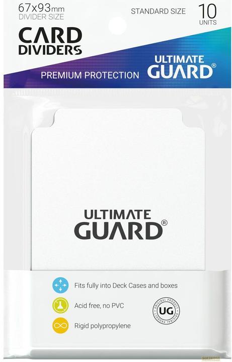 Productafbeelding Ultimate Guard UGD010080 - Kaartscheider - standaard formaat, 10 stuks, wit