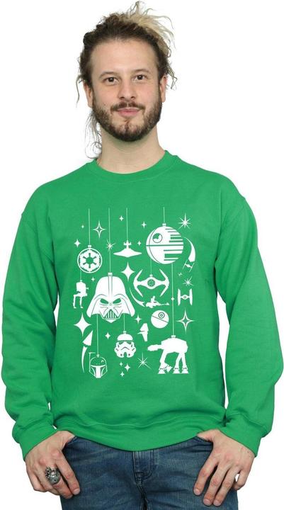 Immagine prodotto Star Wars Christmas Decorations Felpa Uomo (M)