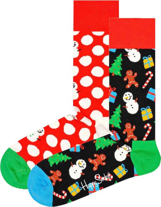 Produktbild Happy Socks Big Dot Snowman (2er Pack, 41 - 46)
