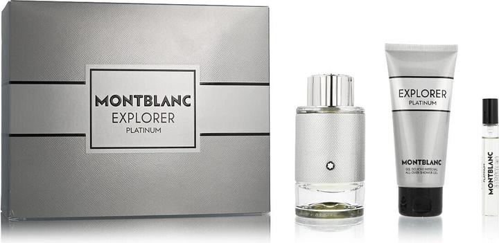 Actual product image Montblanc Set Explorer Platinum, Barbati, Eau De Parfum 100ml Eau De Parfum 7.5ml Gel De Dus 100ml (Perfume set)