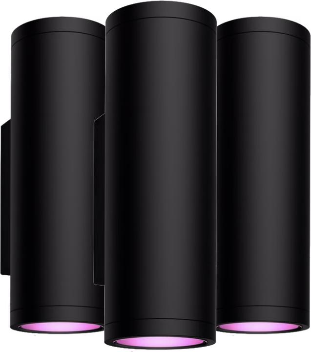 Actual product image Philips Hue Appear muurlamp White and Color Zwart 3-Pack