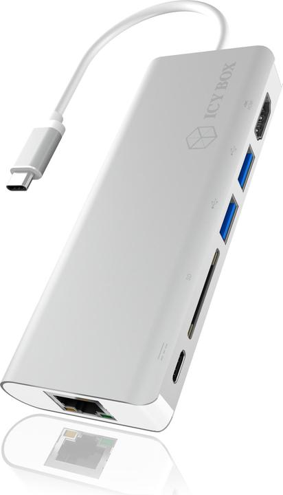 Immagine prodotto Icy Box Dockingstation USB-C -> USB3.0 (USB-C, 60 Porti)