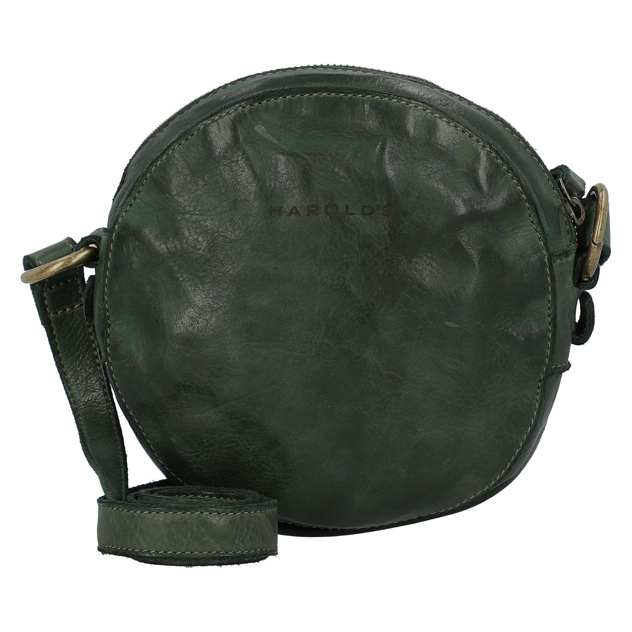 Harolds, Damen, Handtasche, Submarine Umhängetasche Leder 18 Cm, Grün