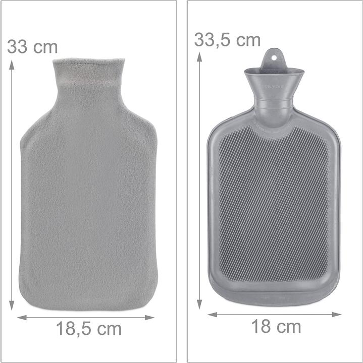 Actual product image Relaxdays Hot water bottle (1.50 l)