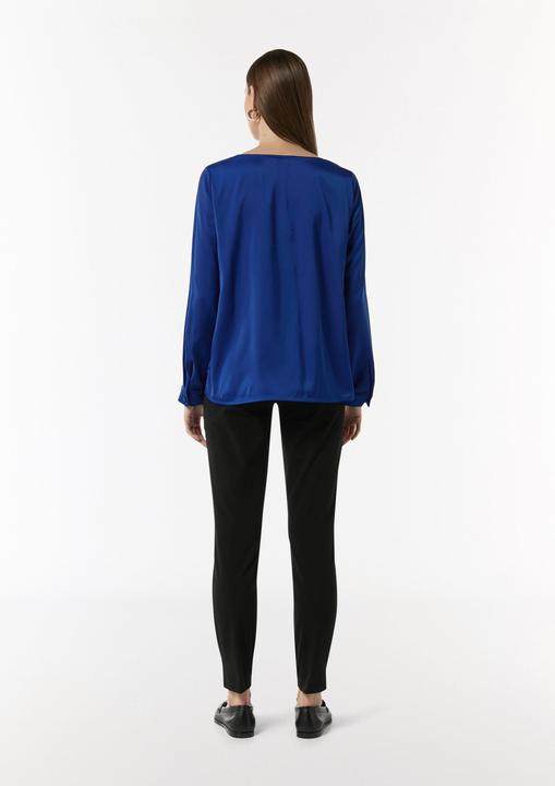 Immagine prodotto Comma Bluse Satinbluse mit Tunika-Ausschnitt (32)