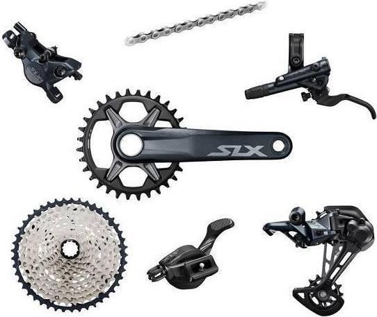 Actual product image Shimano Groupe Slx M7100 Disc Méca Mono
