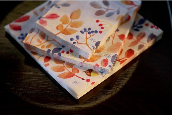 Produktbild Duni Papierservietten Autumn Gradient 33 cm x 33 cm (50 x, 33 cm x 33 cm)