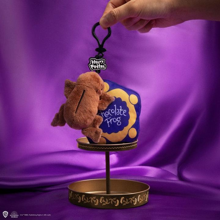 Actual product image Cinereplicas Harry Potter plush keyring Chocolate Frog 8 cm