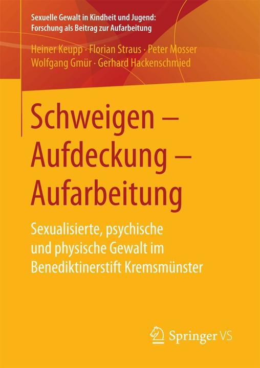 Produktbild Schweigen - Aufdeckung - Aufarbeitung (Deutsch, Florian Straus, Gerhard Hackenschmied, Heiner Keupp, Peter Mosser, Wolfgang Gmür, 2016)