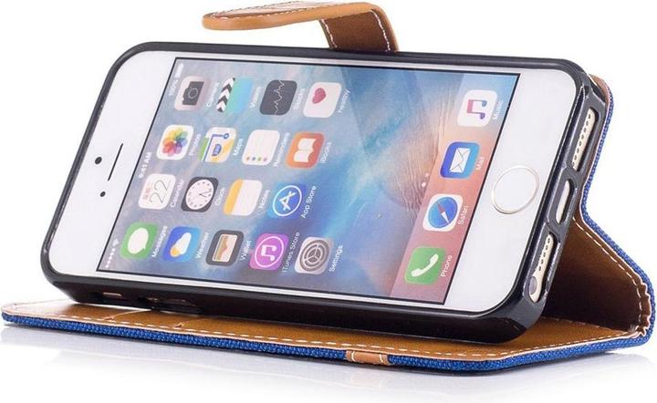 Actual product image König Design Case Mobile Protection for Apple iPhone 5 / 5s / SE Case Cover Wallet Case (Apple iPhone 5)