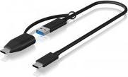 Immagine prodotto Icy Box USB Adapterkabel IcyBox USB3.2Gen2 Type-C zu Type A&C (0.35 m, USB 3.2 Gen 2)
