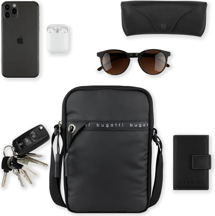 Image du produit Bugatti Blanc DeLight, petit sac à bandoulière, noir