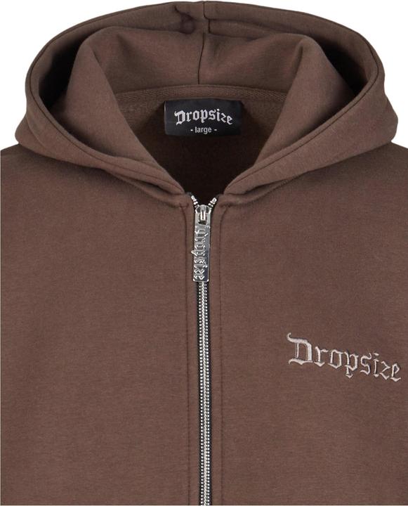 Image du produit Dropsize Sweat à capuche zippé super lourd surdimensionné - 124693 (S)